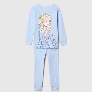Gap × Disney Baby Organic Brushed Cotton Princess PJ Set - Elsa - 4YRS